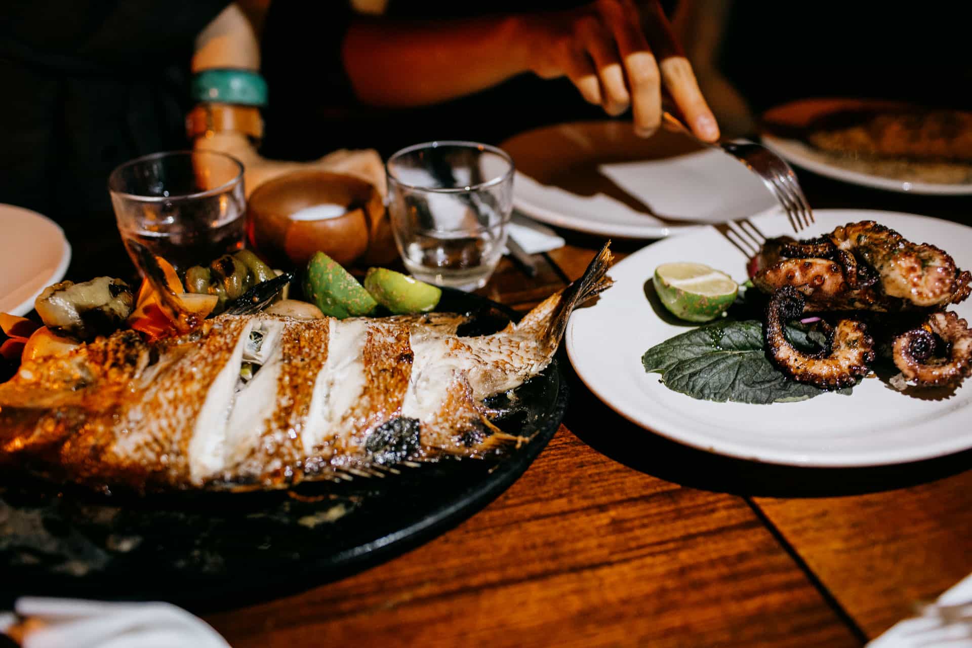 Signature dish at a Tulum restaurant